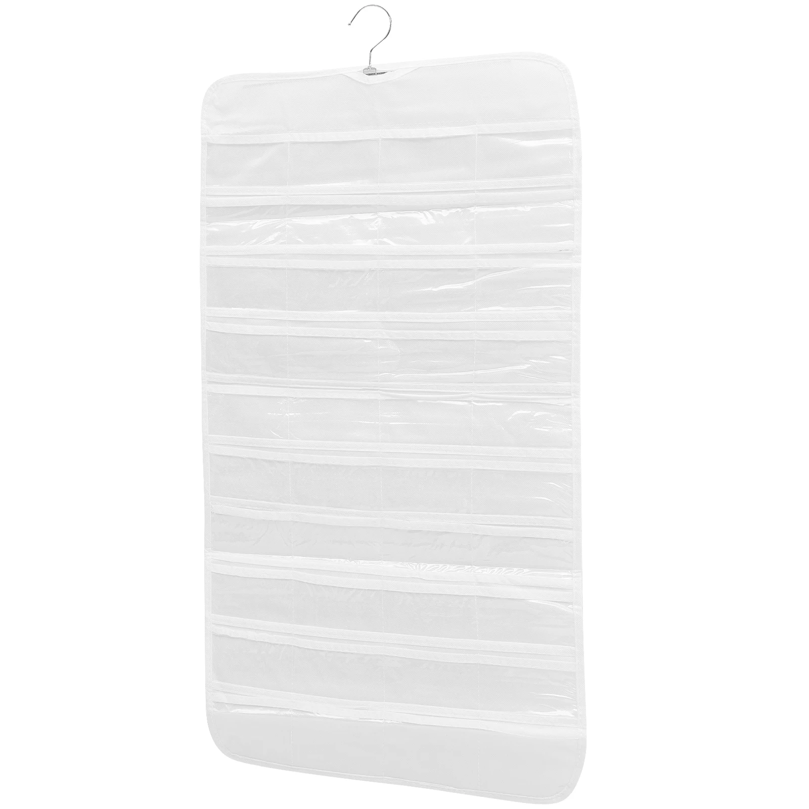 

Jewelry Storage Hanging Bag Earring ganizer Necklace Home Bag Double Sided PVC Wall Hang Bedroom Living Room Practical