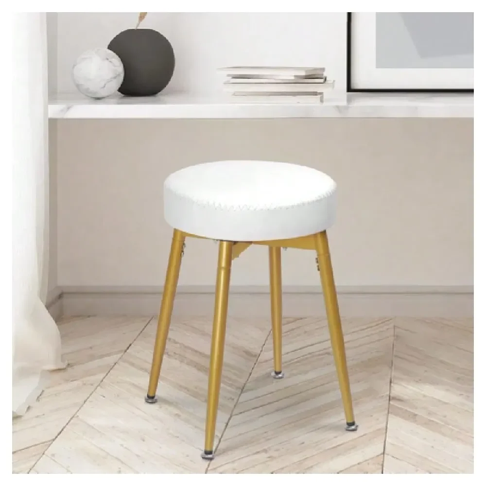 

makeup vanity chair bedroom furniture stool chairSwivel Vanity Stool, Vanity Chair Stools For Room, Round Faux Leather Chairs, M