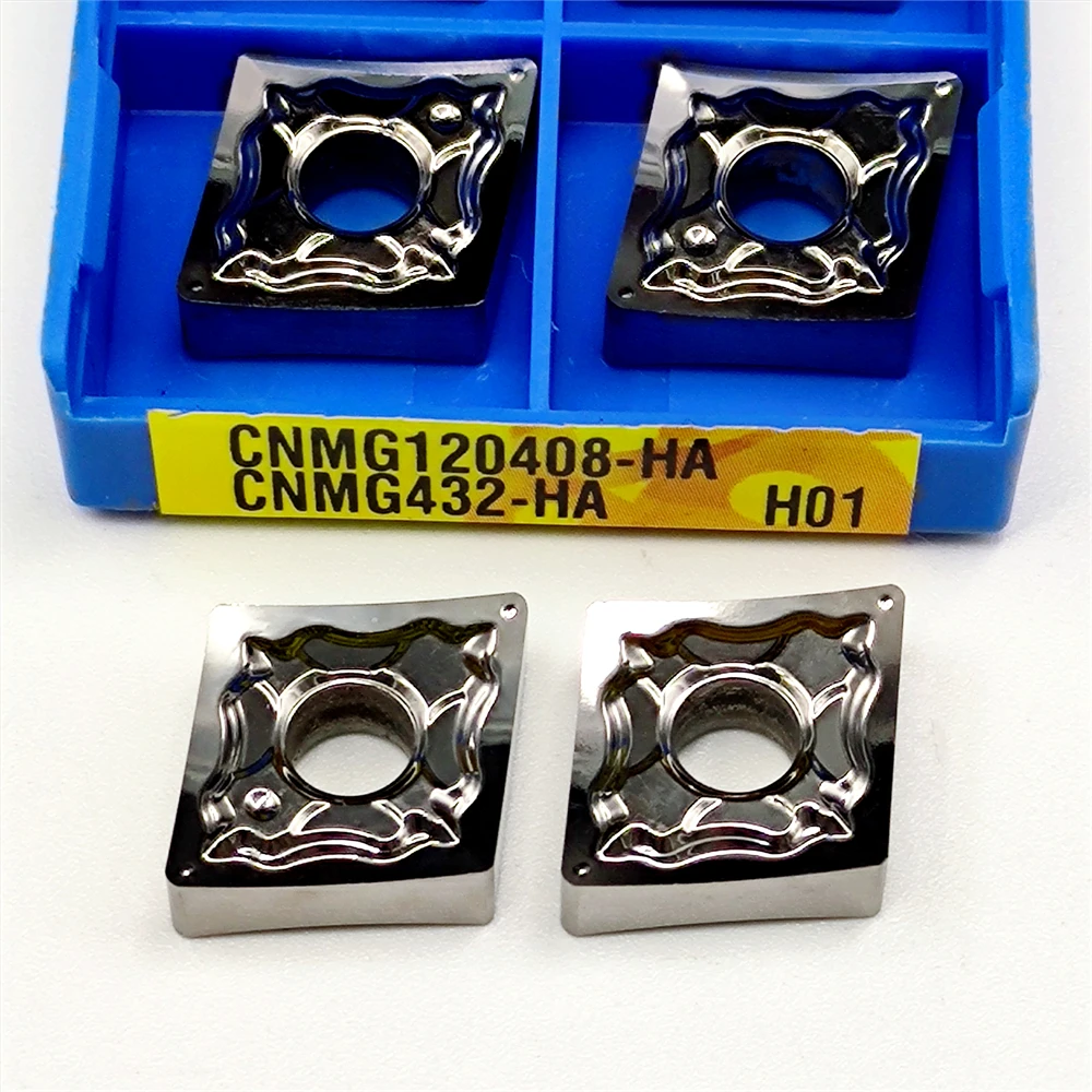 Carbide Blade CNMG120402 CNMG120404 CNMG120408 HA H01 Carbide Turning Insert for Steel CNC Lathe Tool CNMG 120402 120404 120408