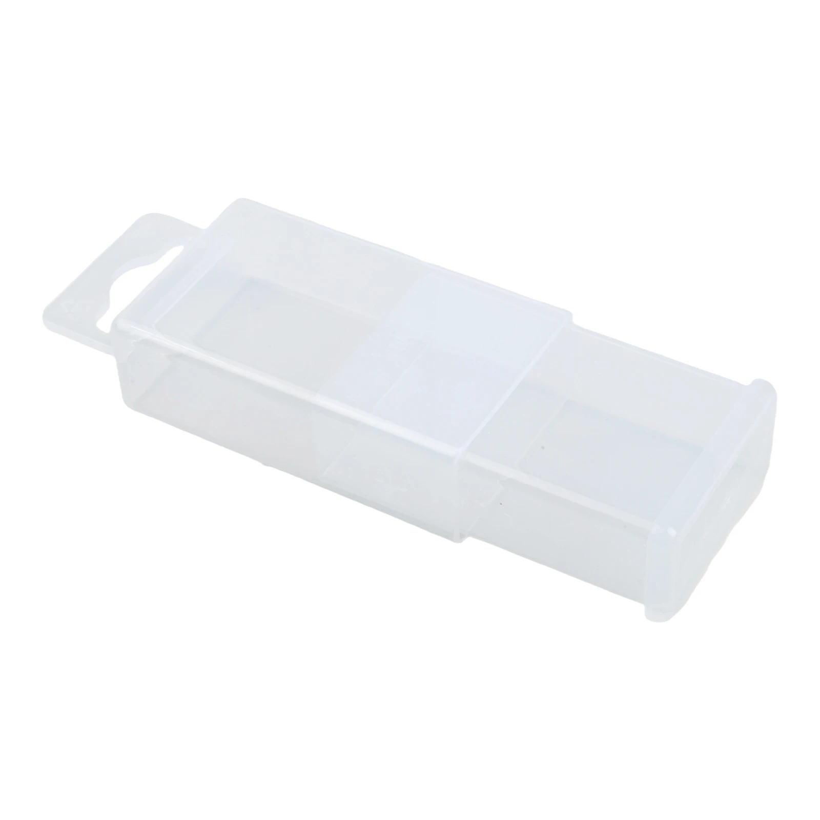 Rectangular Clear Plastic Telescopic Container for Drill Bits Taps Milling Cutters Twist Drills and Small Mechanical Parts