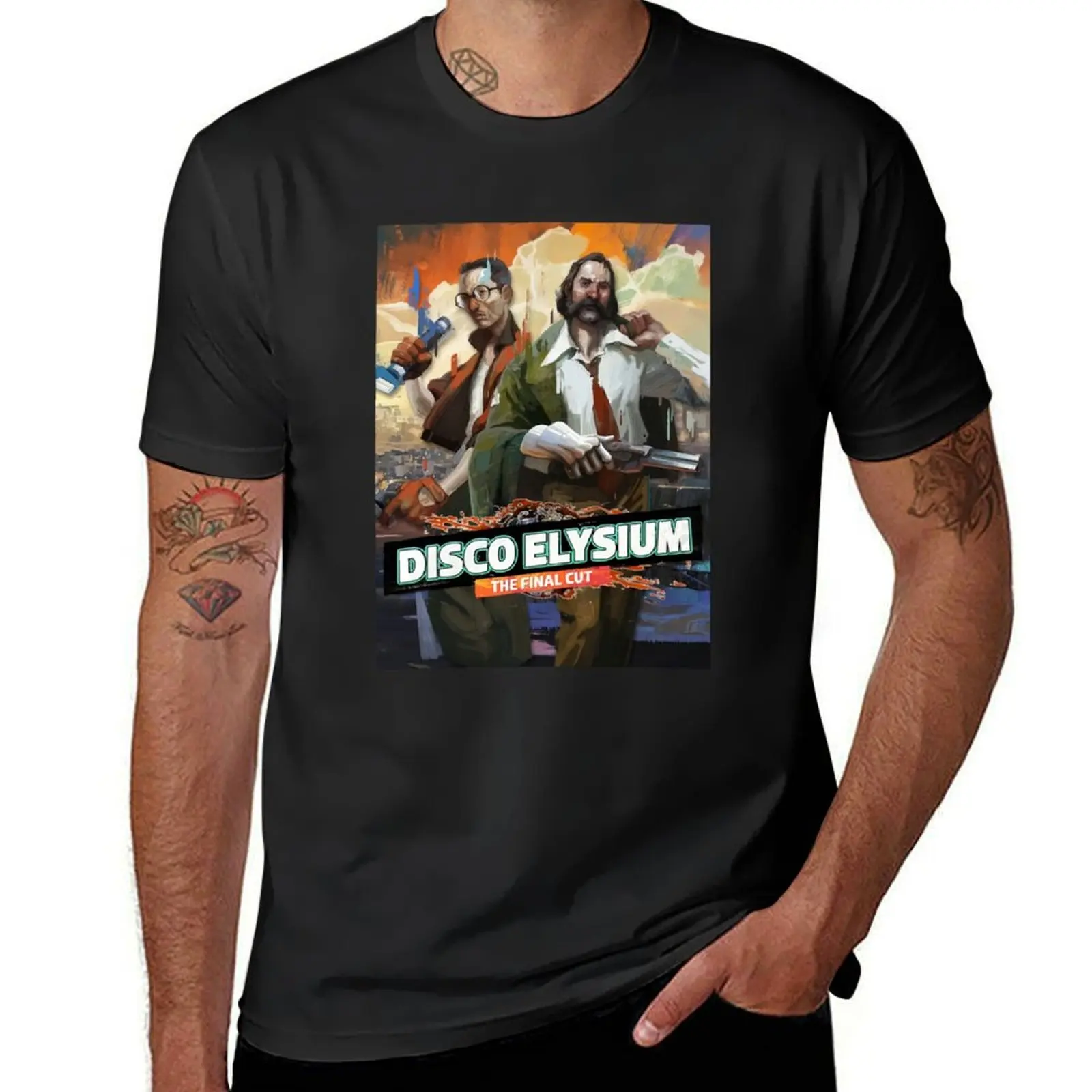 Disco Elysium - The Final Cut T-Shirt sublime anime clothes vintage funnys men clothings