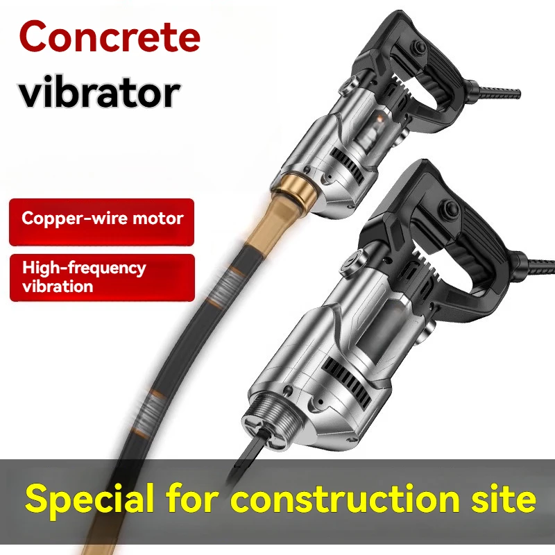 Cement Vibrating Rod 220V Portable Industrial Grade Construction Site Concrete Vibrator Small Vibrating Rod for Building
