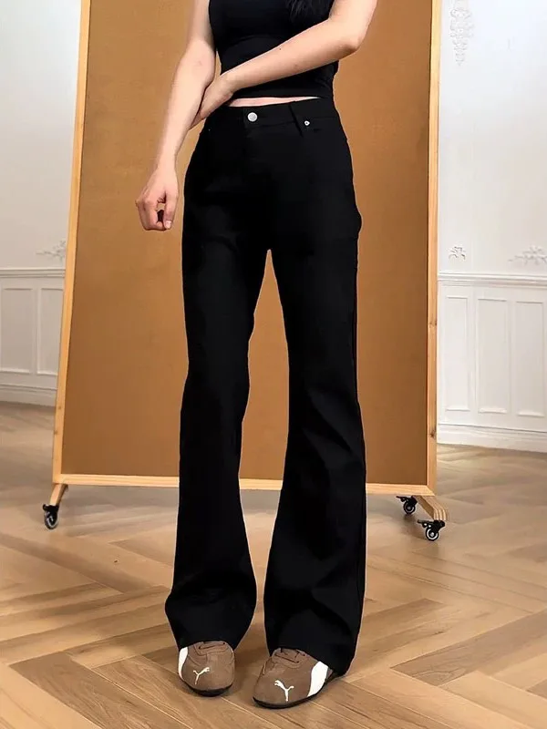 

Мужские летние джинсы Slim Fit Bla: облегающие, прямые, в американском ретро-стиле, тонкие, для повседневной носки, длинные брюки