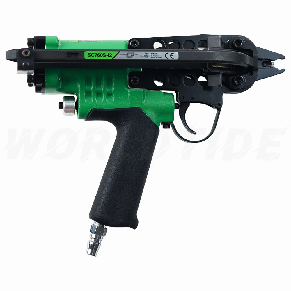 SC760 Pneumatic C-Ring Gun Air Nail Gun Hog Ring Plier C Ring Pliers Tool Air C-type Machine Nailer Pneumatic Nail Gun