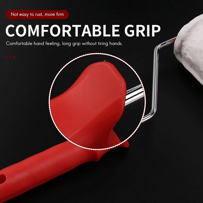 أسطوانة طلاء بنمط الطوب لتزيين الجدران المنزلية ، أداة فرشاة ذاتية الصنع ، لف نسيج الفن ، لفة زهور ، 2206TS