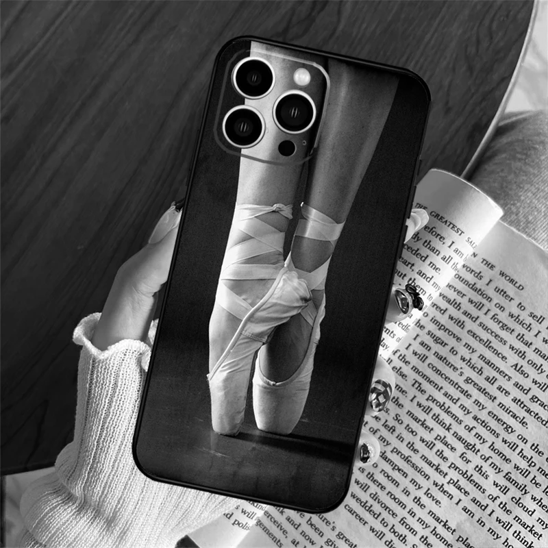 Ballet Ballerina Dancer Phone Case For iPhone 16 15 14 13 12 11 Pro Max 12 13 Mini X XR XS Max 6s 8 7 Plus Cover