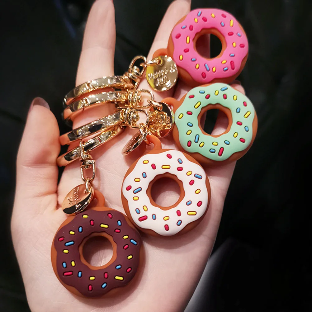 

Силиконовый чехол Sweet Donut Tracer, защитный чехол с защитой от потери для брелока, износостойкий, прочный, совместимый с Smart