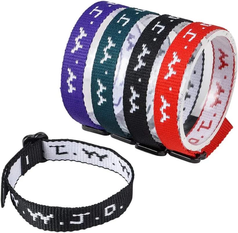 Rhode Island Novelty W.W.J.D. Webbing Bracelets What Would Jesus Do Jewelry Gifts for Teens and Adults