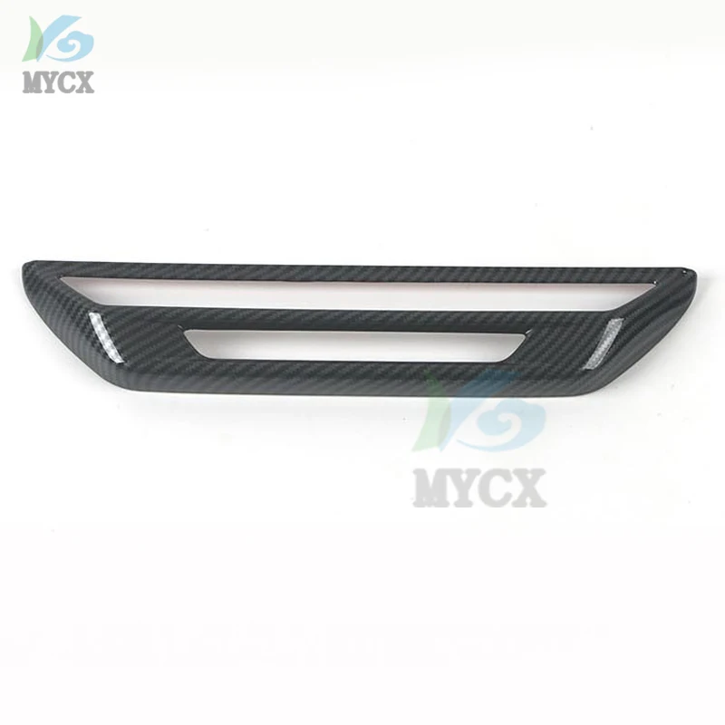 ل Volkswagen VW ID.4X ID.4 CROZZ 2021 2022 تصفيف السيارة وحدة التحكم المركزية تكييف الهواء USB لوحة تحكم لاصقة تزيين #4