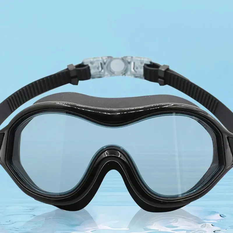 Gafas de natación de alta definición para adultos, protección completa, antivaho, No