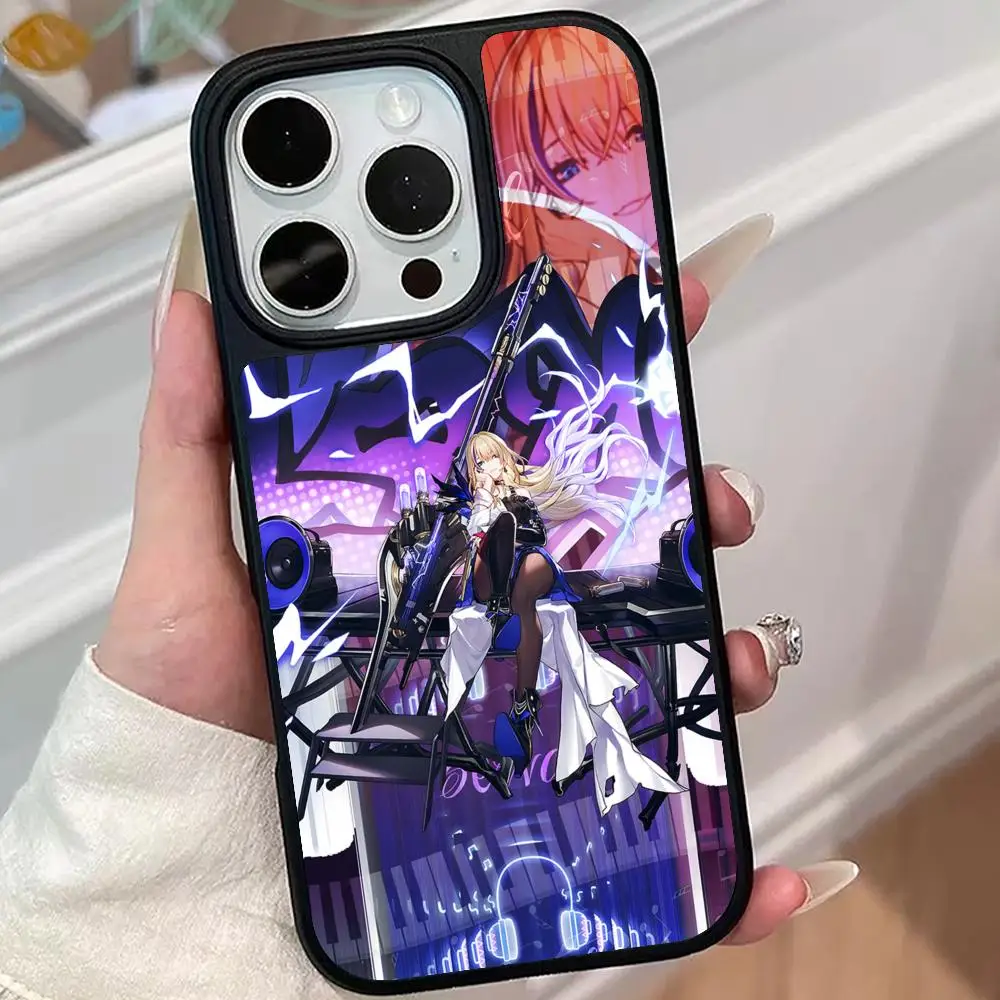 

Чехол для телефона Honkai Star Rail Serval для iPhone 17, 16, 15, 14, 13, 12, 11 Air Pro Max Plus, матовая поверхность, красочный чехол, роскошный красивый чехол