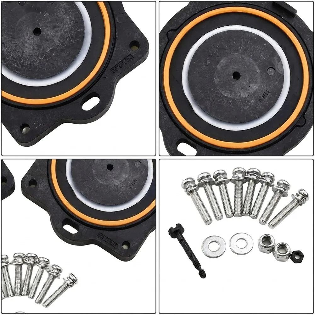 Air Pump Diaphragm Rebuild Kit for 60 80 Septic Aerator Pump Repair Parts with 2 Diaphragms 1 Safety Pin 4 Screws