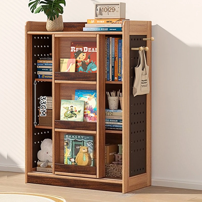 

Wooden Standing Bookcases Aesthetic Display Fashion Interior Save Space Cheap Book Shelf Vintage Estante Livros Room Decorations