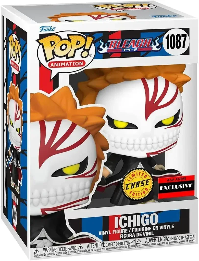 Funko POP Animation BLEACH HOLLOW ULQUIORRA 1182# ICHIGO 96# 59# ICHIGO 1087# RUKIA 60# Vinyl Dolls Figure Collection Model Toys