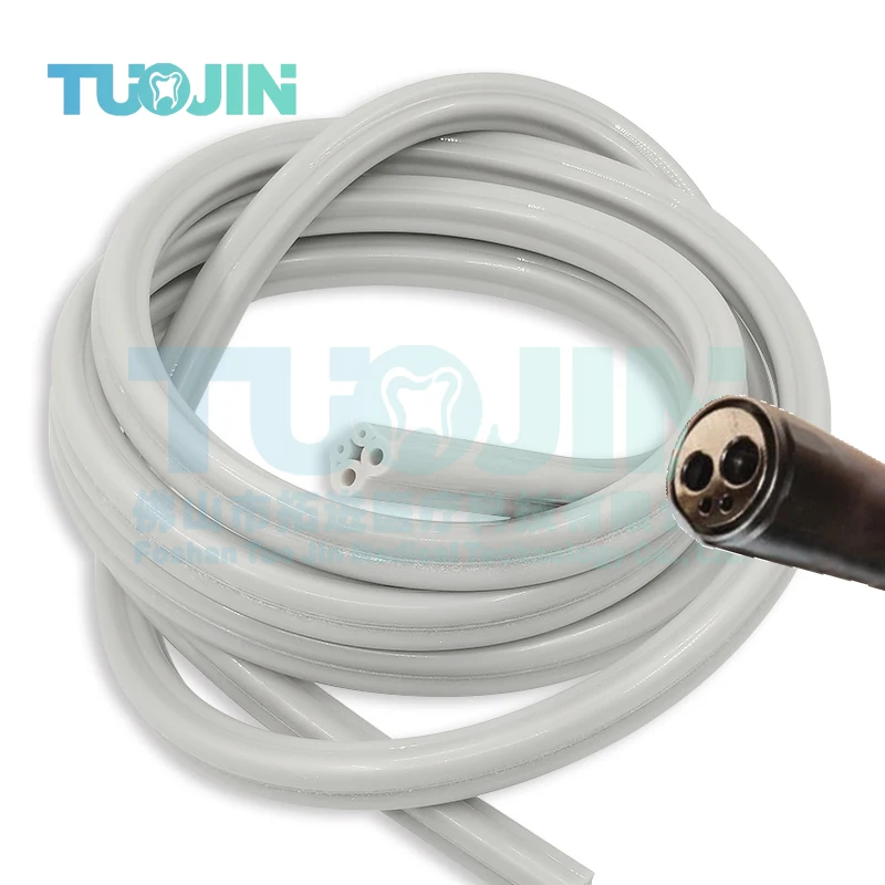 High Quality Dental Handpiece Hose Tube 4 Holes for Dental High Speed Handpiece Dentistry Materials