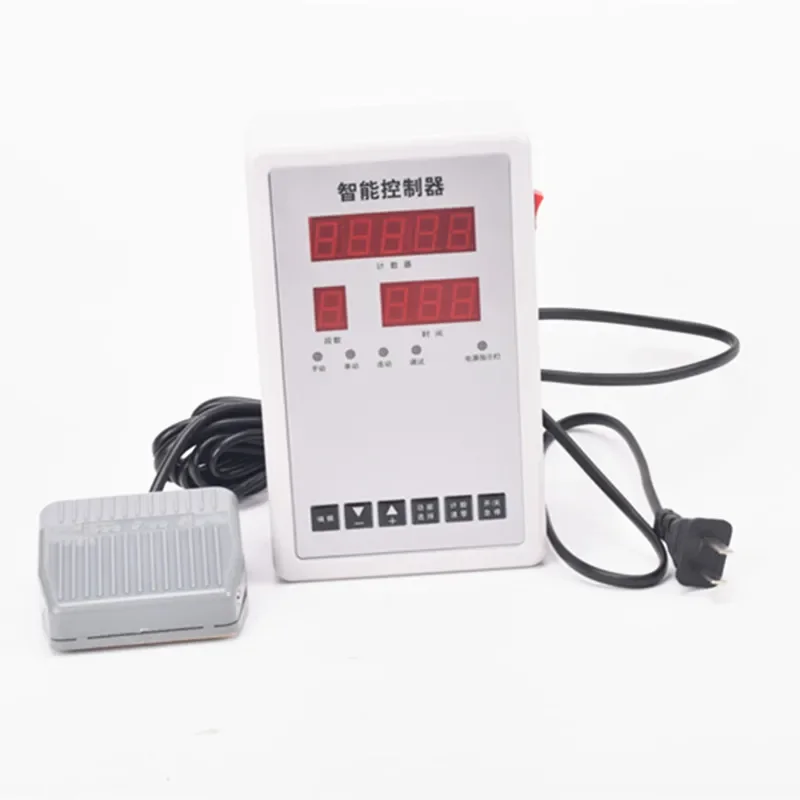 

Pneumatic controller, programmable booster cylinder for pneumatic punching machine, reciprocating