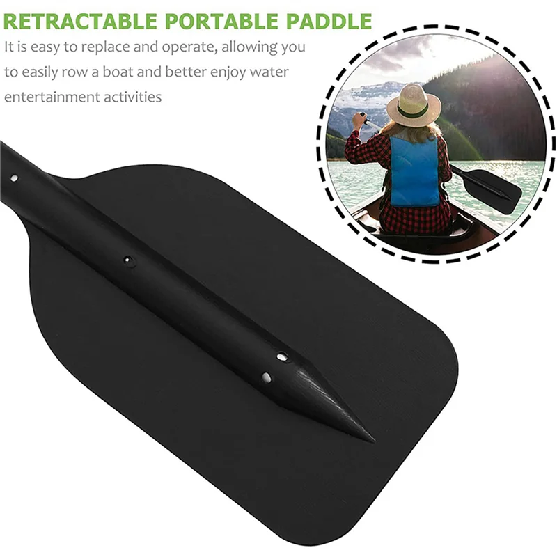 

B06C-4Pcs Paddles Telescoping Plastic Boat Paddle Collapsible Oar For Kayak Jet Ski And Canoe Safety Boat Accessories