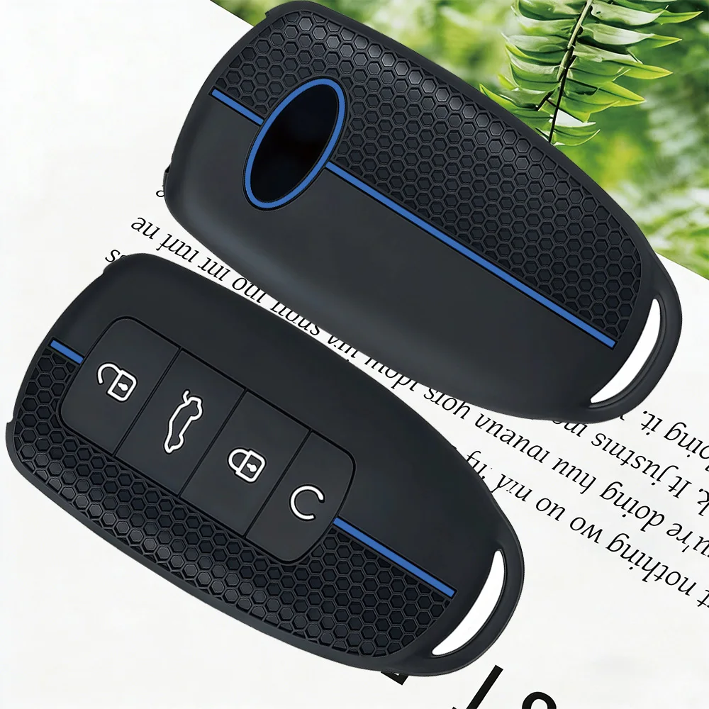 For Chery Omoda 5 C5 Tigo 7 8 Pro Max Tigo 7 8 Plus Arrizo 5 Plus Holder Silicone Key Case Cover Remote Fob Shell Accessories