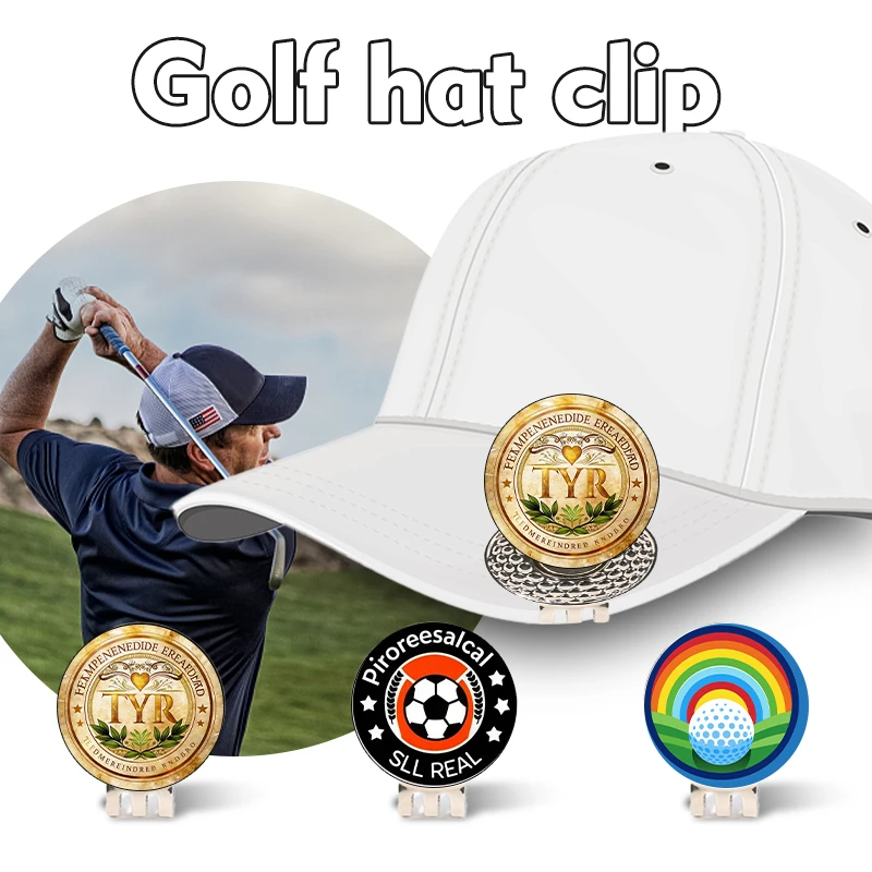 Golfbal Markering Halloween Geschenk Huisdier Thema Kleine Beer, Regenbooggepersonaliseerde Magnetische Golfbal Marker Golf