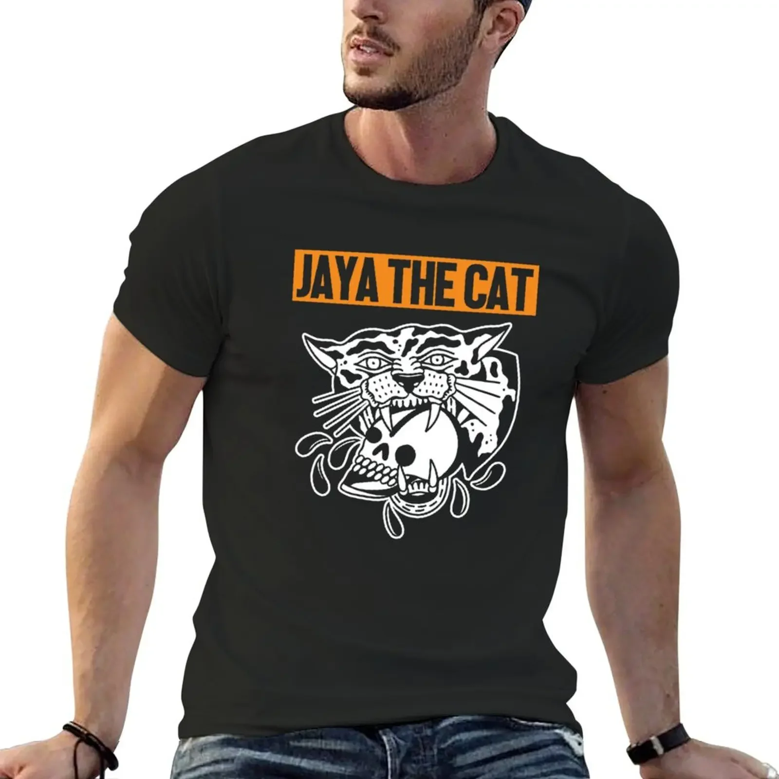 

Jaya The Cat Classic T-Shirt tshirts personalised blue lock topping heavyweights workout shirts for men