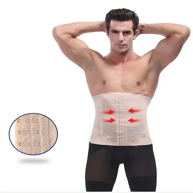 Men Waist Shaper Belt Trainer Corset Tummy Slimming  Body Corset Girdle Reduction BellyMen Body Shaper