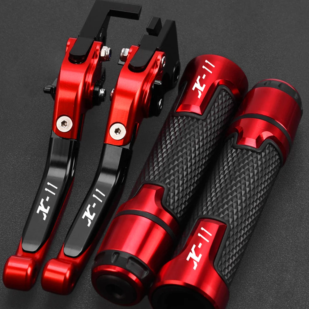 

Adjustable Brake Clutch Levers & Handle Handlebar grips FOR HONDA X11 X-11 1999 2000 2001 2002 Motorcycle Accessories Extendable