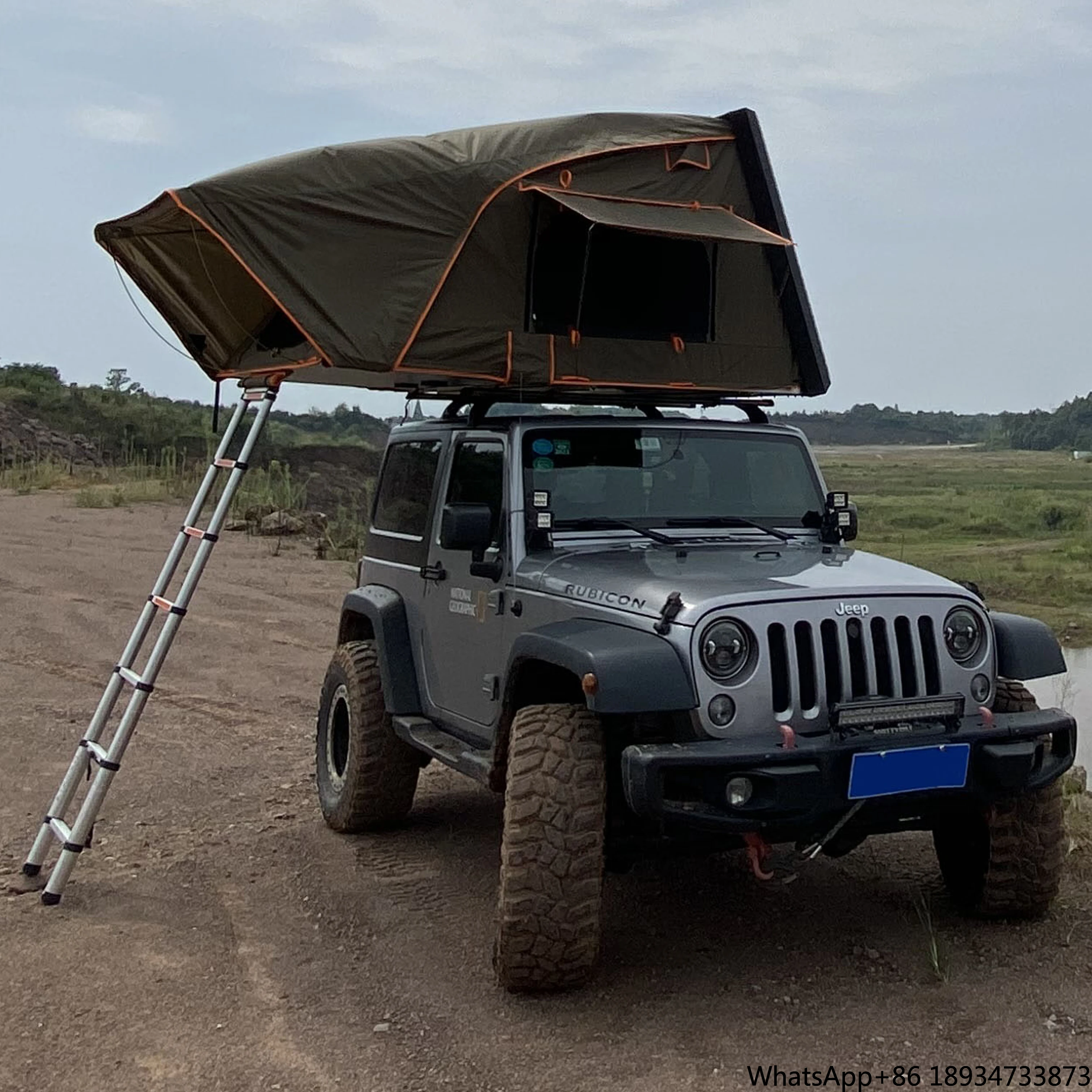 

Hardshell Roof Top Tent Vehicle Side Awning Car Trailer rooftop tent hard shell Best Aluminum Canvas Modern One Bedroom