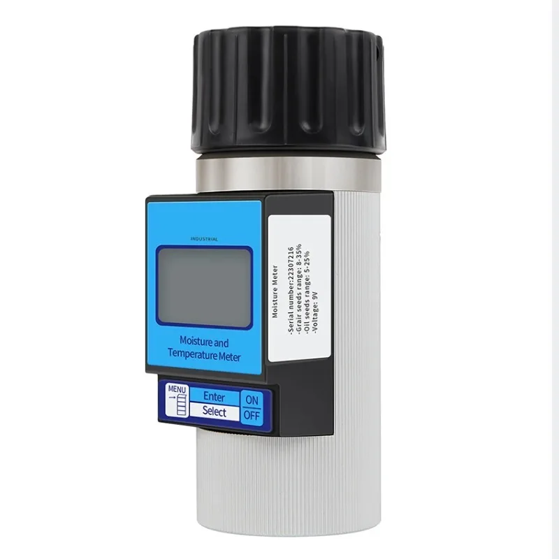 High Precision Digital Grain Moisture Meter Soybean Coffee Bean Hygrometer 8%-35% Multi-Language Agricultural Tester