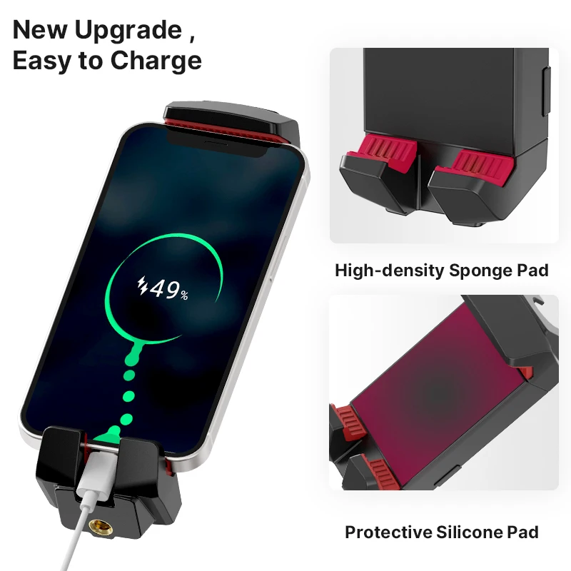 Ulanzi-trípode Universal para tableta, soporte para teléfono con zapata fría para iPhone, iPad Air Pro, disparo Horizontal y Vertical, ST-29