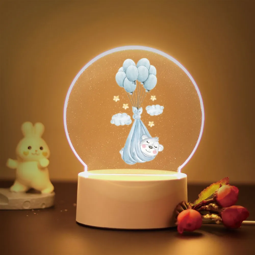 Sweet Dream Bear 3D Night light con decorazioni per la camera dei bambini i regali per la camera da letto dei bambini