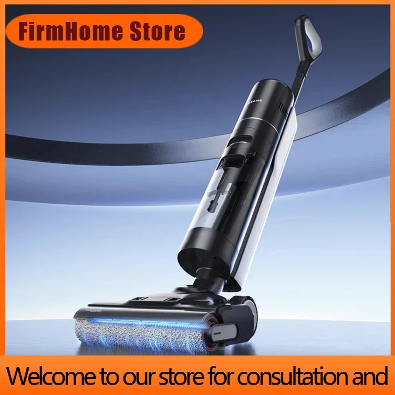 FirmHome StoreChaimi Floor Scrubber 0 Lint Suction Mopping, Sterilization, Hot Washing, Quick Drying, Household All-in-one H20 S