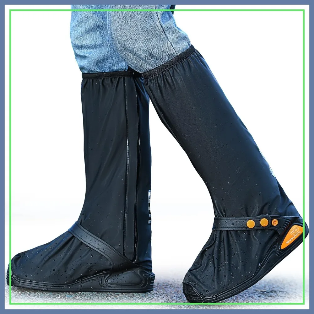 

Waterproof Shoe Covers Rain Shoe Cover with Reflector for Men Women