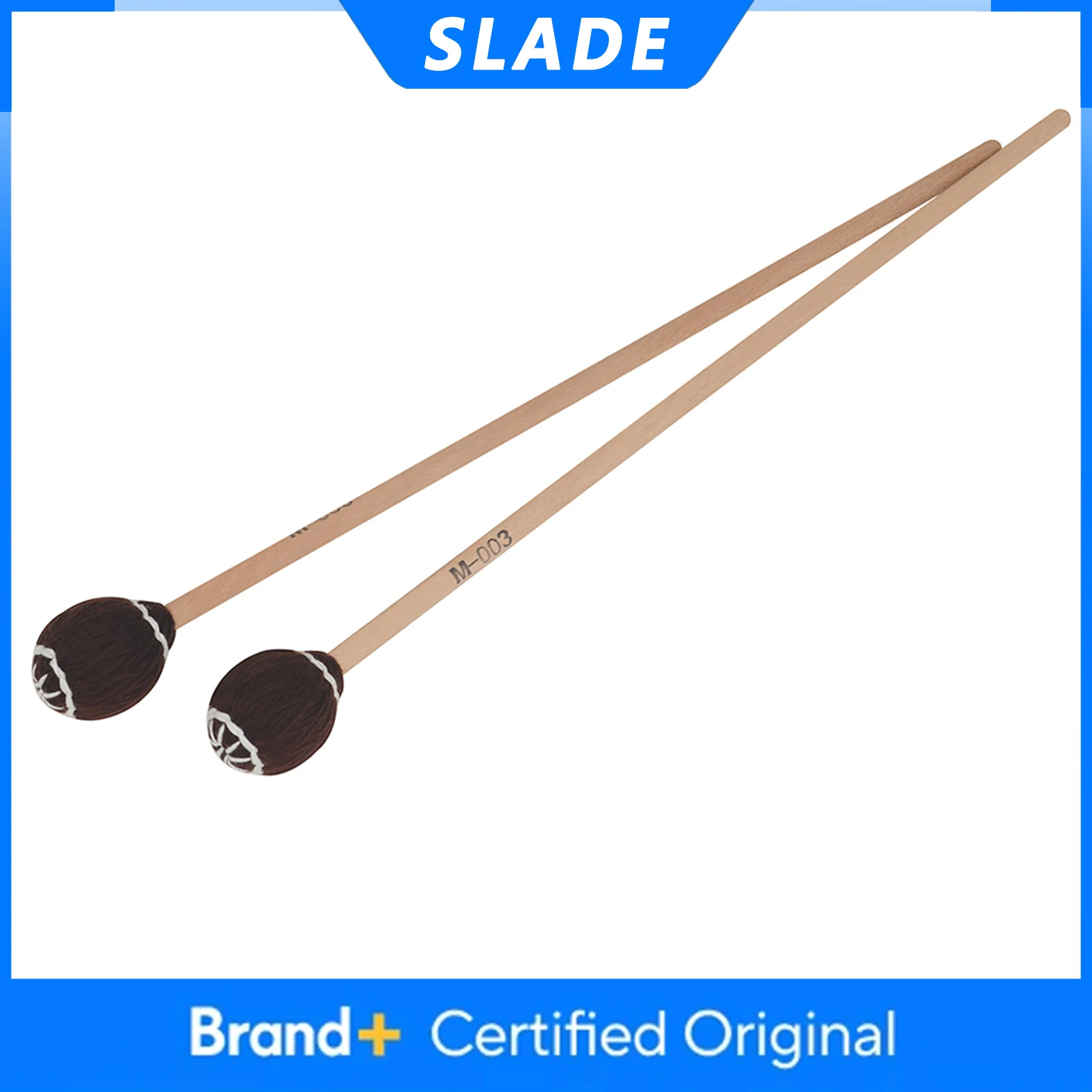

Молотки для маримбы SLADE M-003, премиум-класса, из кленового дерева, с шерстяным покрытием, для бас-барабанов, запчасти и аксессуары для ударных инструментов