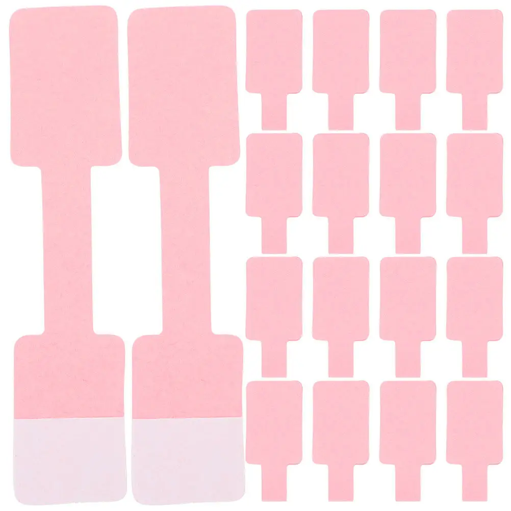 200Pcs Small Sticky Jewelry Price Labels Kraft Paper Adhesive Sticker Tags for Rings Necklaces Bracelets Retail Display Pricing