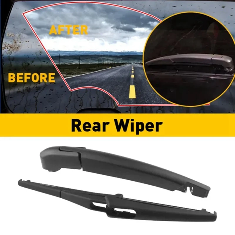 1 Pair Rear Windshield Wiper Blade Window Wiper Arm With Blade Kit 68256590AA For Jeep Renegade 2015-2019 Parts