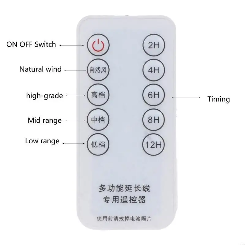 62KA Universal USB Remote Control 4 Speed 12H Timing Switch Cable for USB Ceiling Fan，2-12 Hour Timing 4 Speed ON OFF Switch