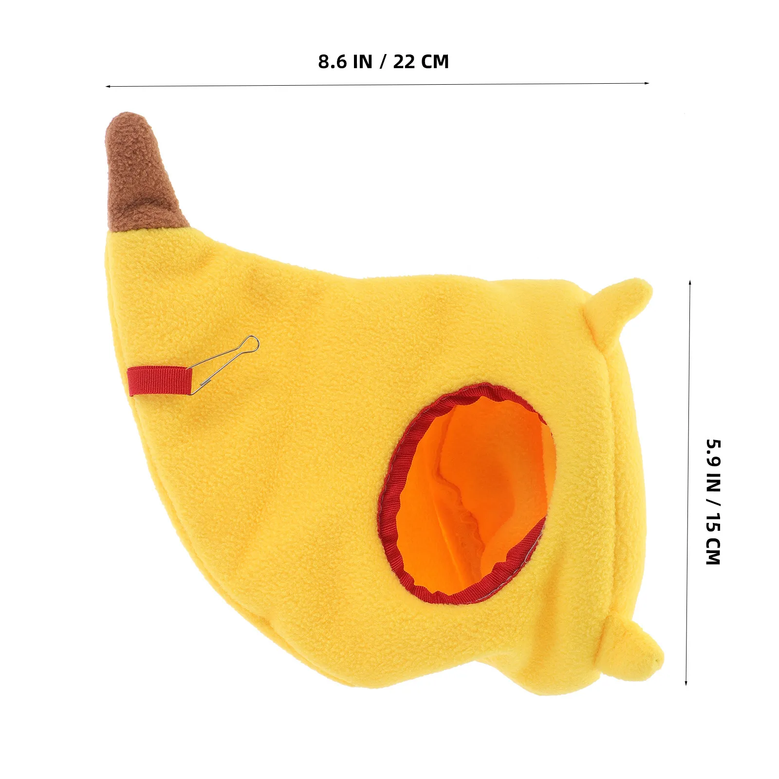 Small Animal Sleeping Pouch Bag Guinea Pigs Chinchilla Hammock Fruit Shaped Warm Banana Cotton Nest Parrot Hanging Bed Cage view 4