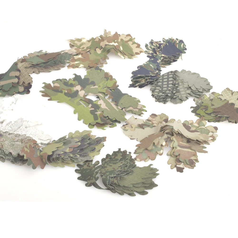 15Pcs/set 3D Camouflage Strips Tactical DIY Decorate for Backpack Helmet Suit Hunting Equipment Gear Accessories
