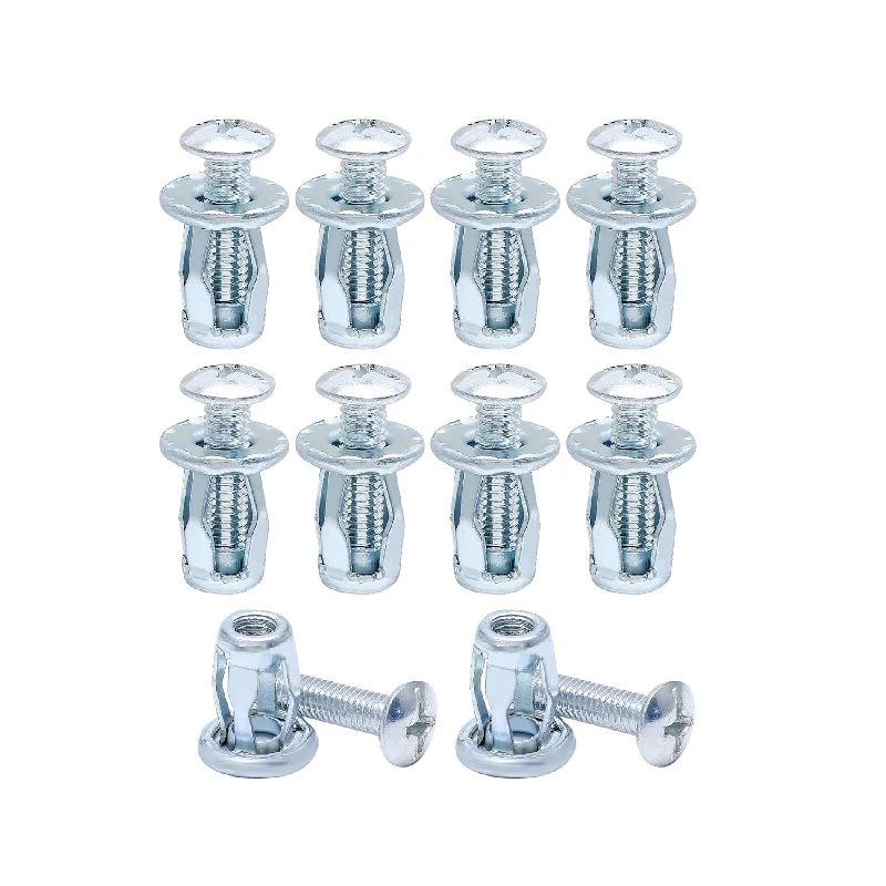 50pcs Petal Screw Anchor Petal Expansion Plug Jack Nut Bolt for Hollow Wall Fixtures