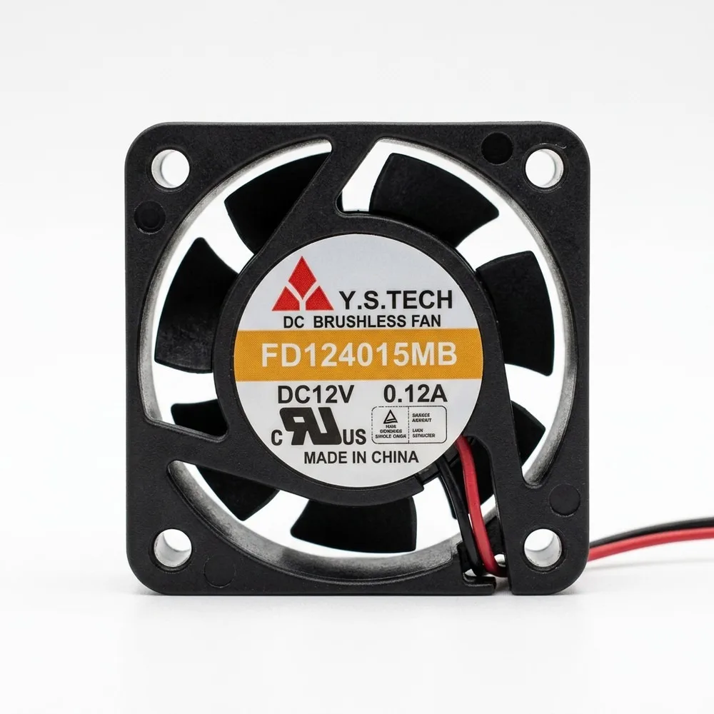 

For Y.S.TECH FD124015MB 4015 DC12V 0.12A 2-Wire Silent Cooling Fan