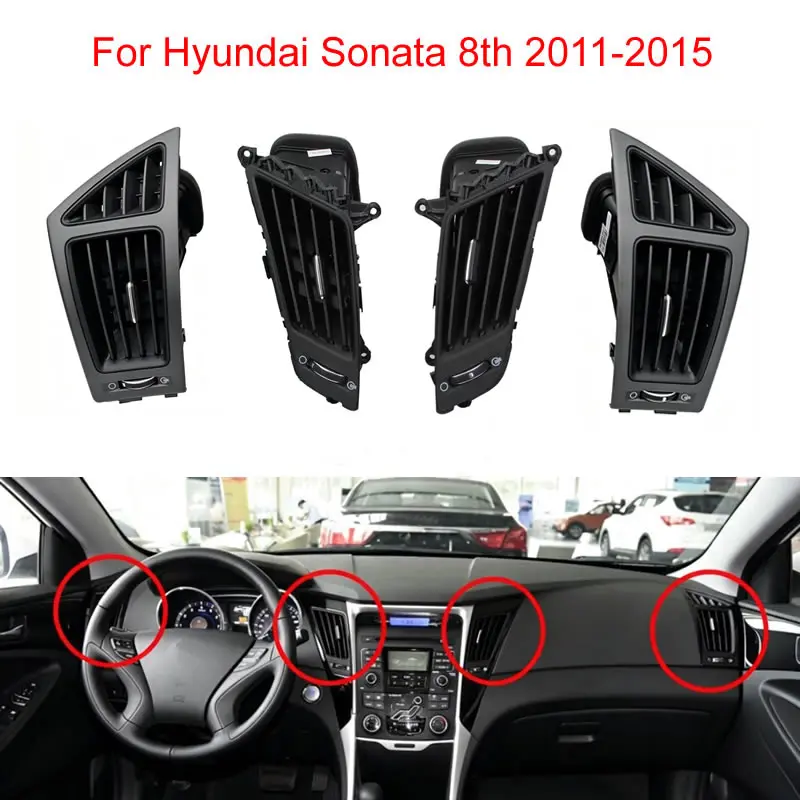 

2/4Pcs For Hyundai Sonata 2011-2015 air conditioning vents 974103S000 974203S000 974803S000 974903S000