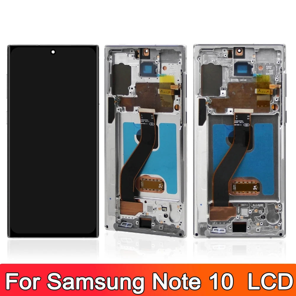 For AMOLED For Samsung Note 10 LCD Display Touch Screen Digitizer Replacement for Note 10 N970, SM-N970F, SM-N970U Display