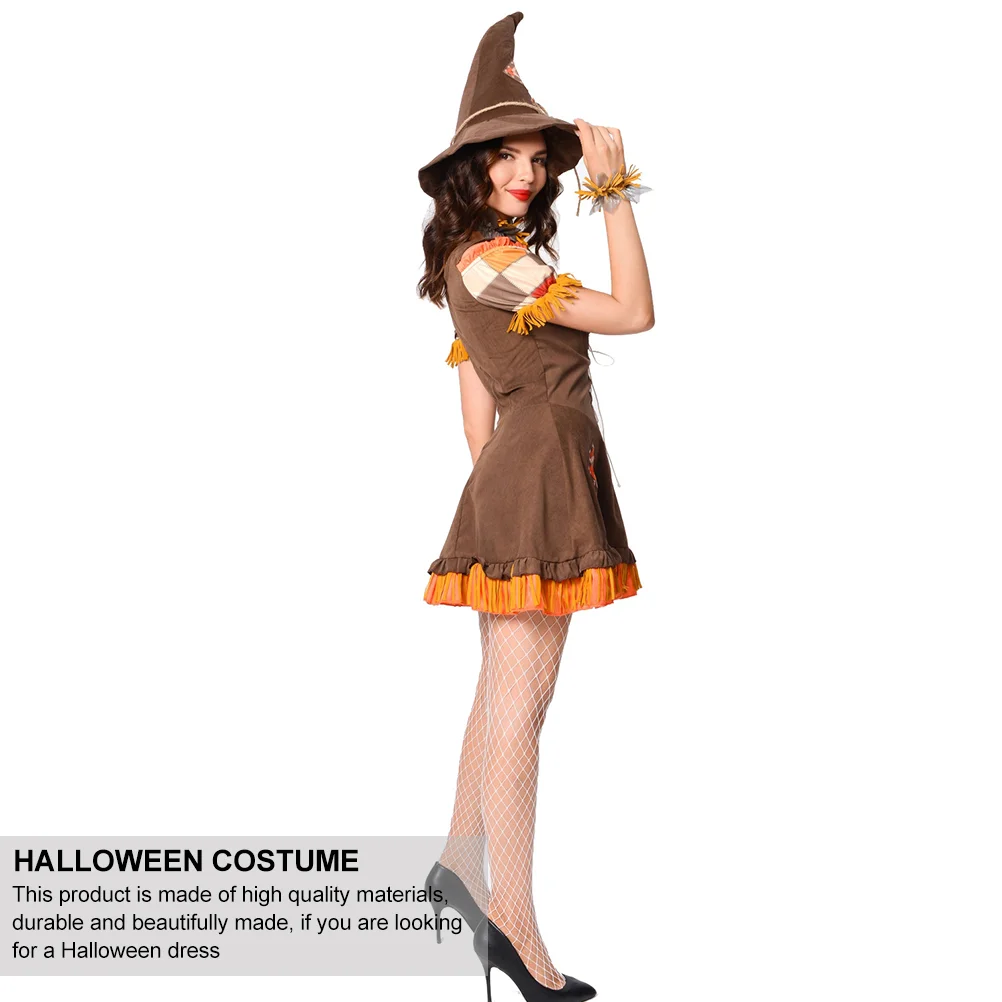 Abbigliamento Cosplay Spaventapasseri Abito con costume Decorazioni di Halloween Poliestere Party Prop