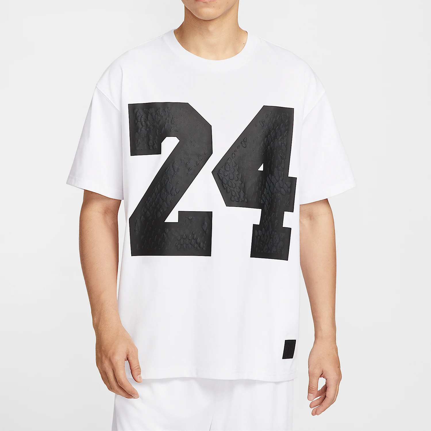 Nike Authentic Dri-FIT Men's Basketball Lettering Printed Loose Short Sleeve IM0565-100