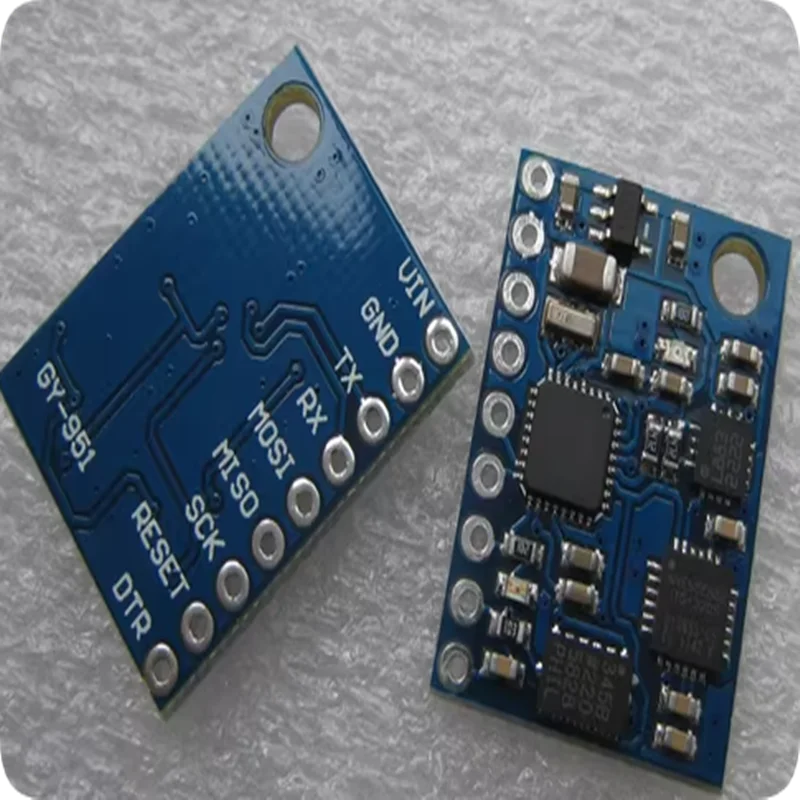 1PCS GY-951 9DOF AHRS Inertial Navigation Module with ITG3205 ADXL345 IST8310 9-Axis Sensor for Motion Tracking And Orientation
