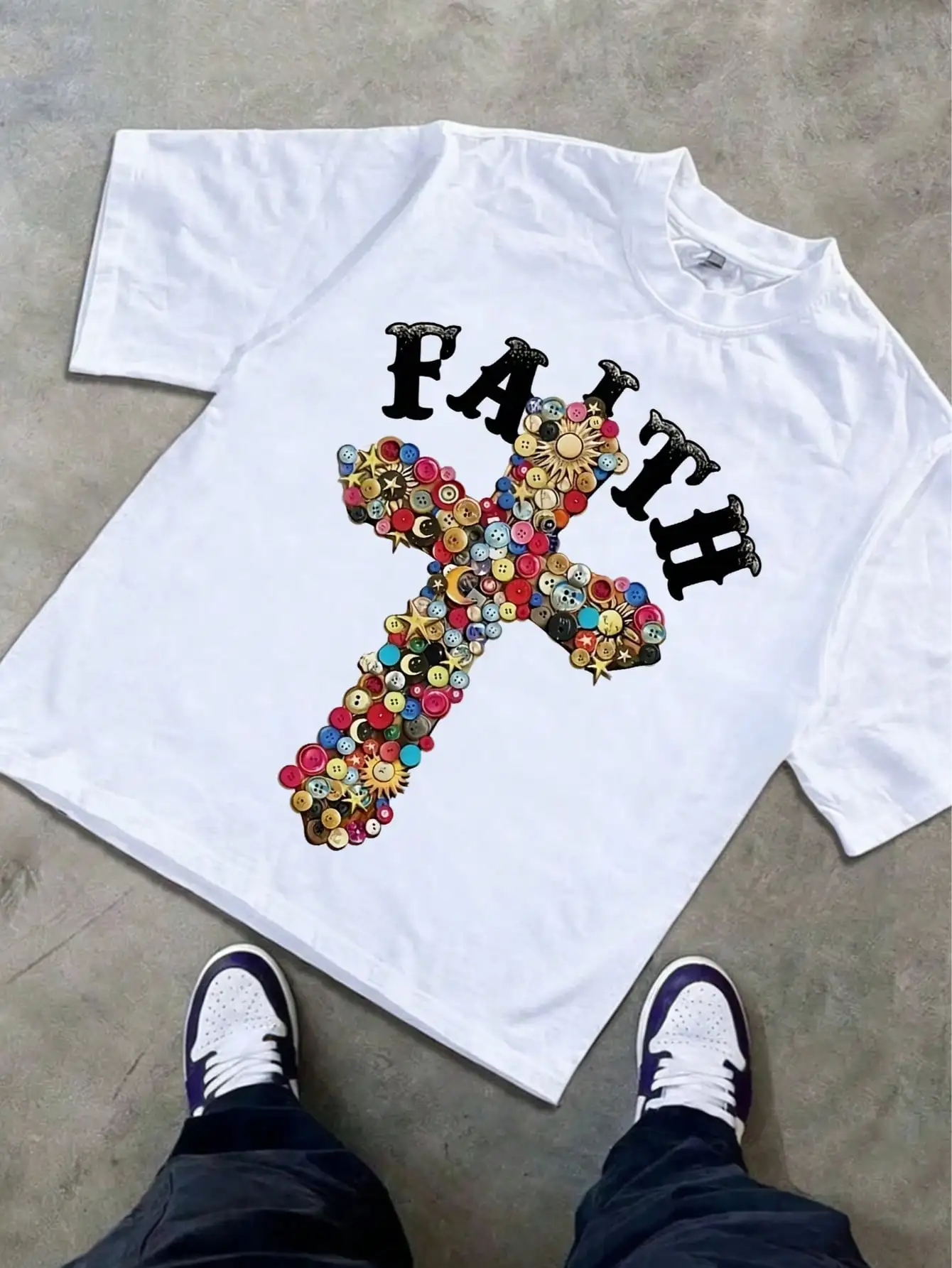 Boys & Teens' Casual Graphic Print Round Neck Short Sleeve T-Shirt, Summer Top