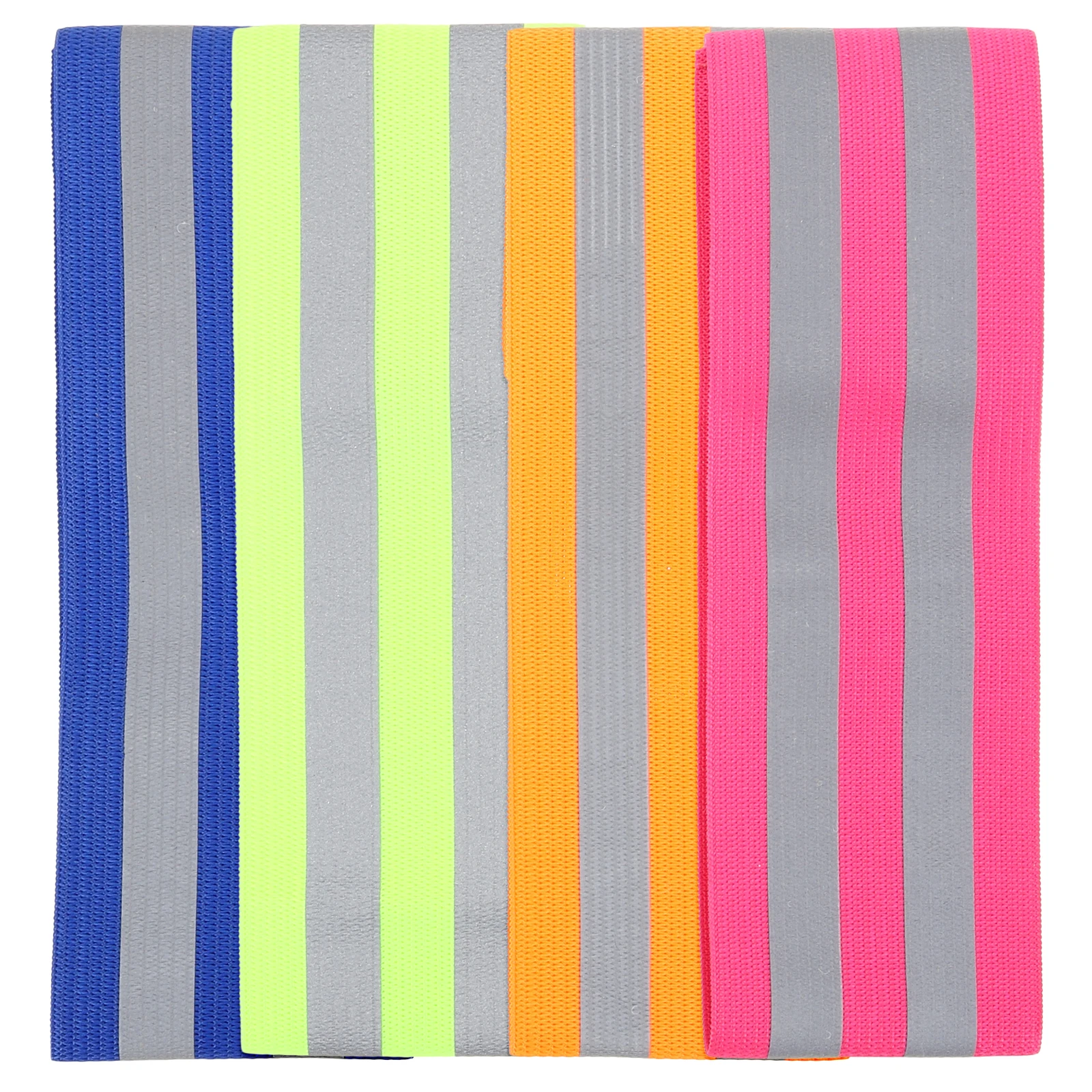 

4pcs Reflective Armbands Lightweight Night Running Walking Gear For Cycling Sports Outdoor Activities Reflective Wristband For