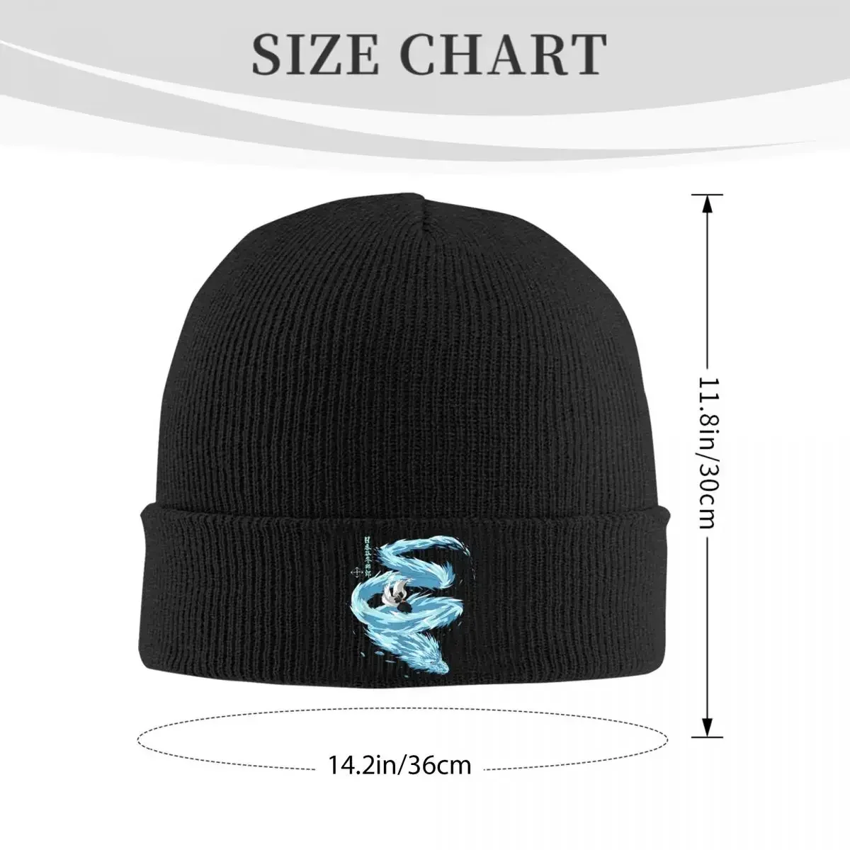 Bleachs Toshiro Dragon Knitted Hat Women's Men's Beanie Winter Hat Anime Warm Caps