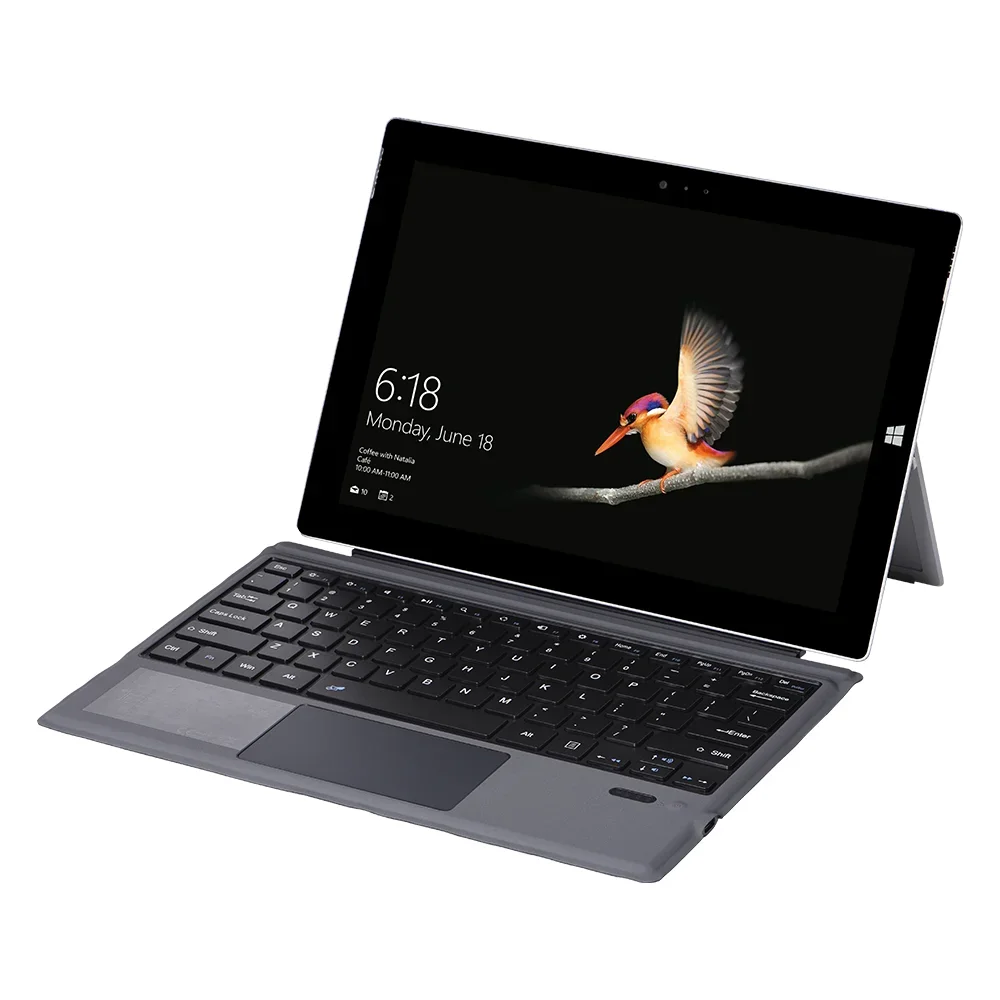 

Беспроводная Bluetooth-клавиатура с подсветкой для Microsoft Surface Pro 8 7 6 4 3 X 2017 Go 2 3 Go3 Go2 10-дюймовая клавиатура для планшета