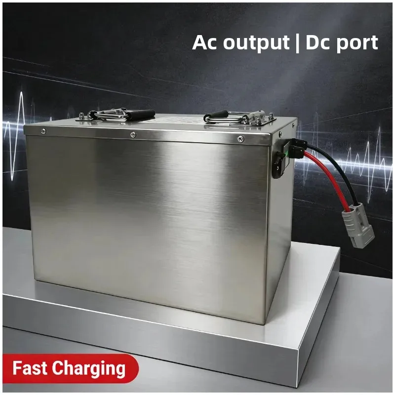 2000W-8000W High-Power 27S 84V LiFePO4 Battery 25-280Ah, Built-in BMS, Rechargeable Deep Cycle Battery Pack for Two-Wheelers & E
